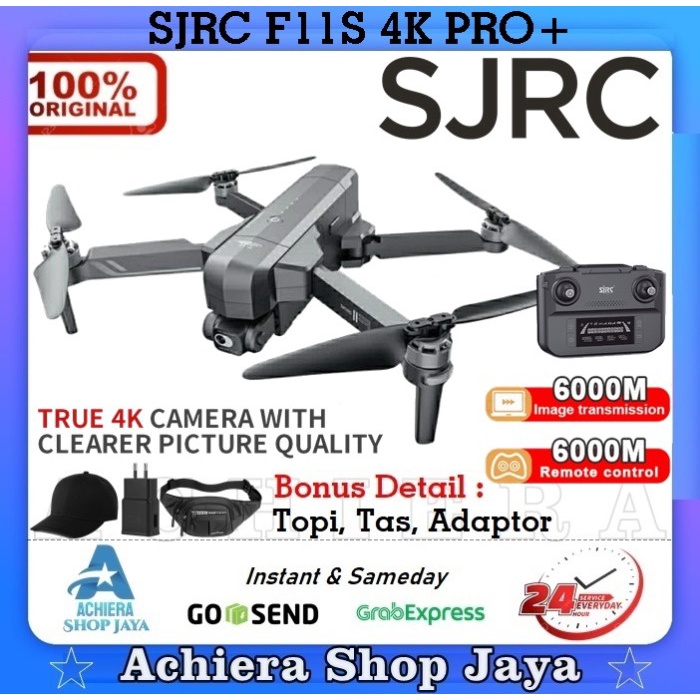 Rc Drone SJRC F11S 4K PRO 3KM Version Gimbal EIS Camera Stabilized