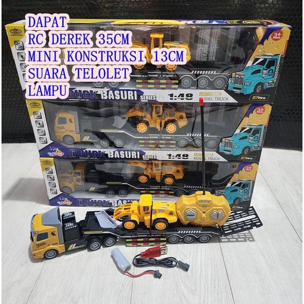 SALE TERBARU MAINAN RC MOBIL DEREK REMOTE CONTROL TRUK DEREK READYY