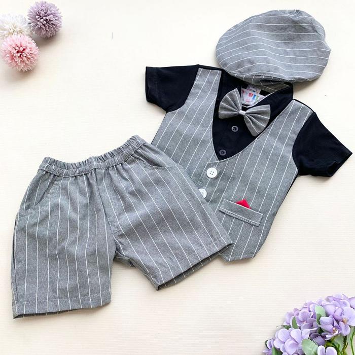 QUEBEECLOTH BAJU BAYI COWOK 0 6 BULAN BAYI NEWBORN SETELAN BAYI LAKI LAKI ROMPI PESTA BAYI LAKI LAKI