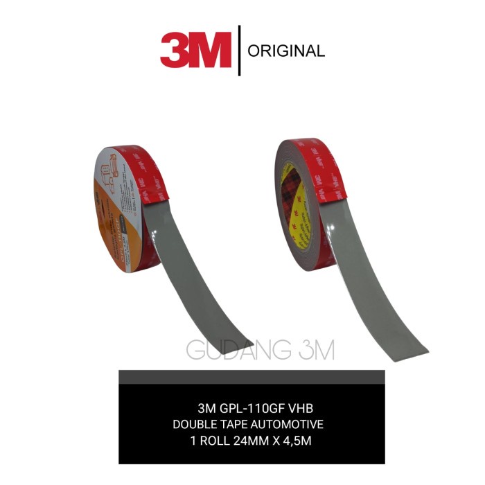 

pintar- 3M VHB Double Tape Automotive GPL110GF 24mm x 4,5M Original