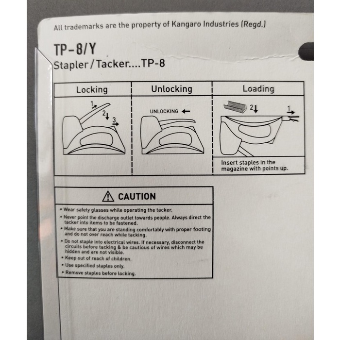 

pintar- Hekter Gun / Tacker Gun KANGARO TP-8Y (include ETONA No.3)
