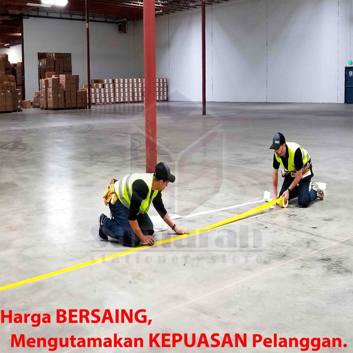 

pintar- Lakban Lantai Lebar 48 mm x 33 Meter Marking Floor Tape 2" inch Warna