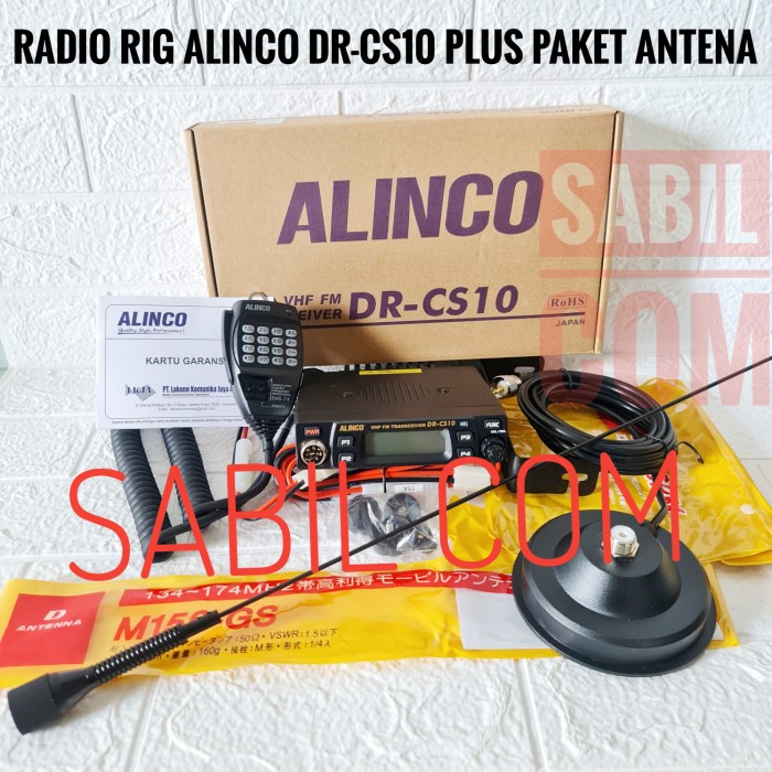 Spesial Radio Rig Alinco Dr Cs10 Plus Paket Antena Mobil Alinco Cs10 Dr-Cs10