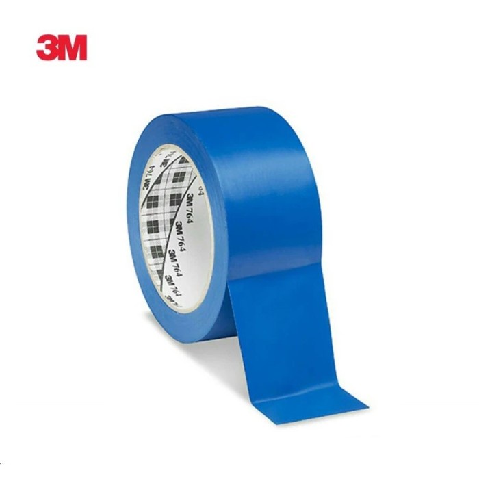 

pintar- 3M Vinyl Marking Tape 764 Biru, 2 in x 36 yd, tebal: 0.125 mm