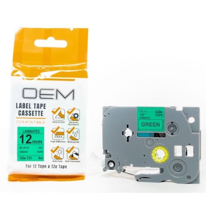 

pintar- OEM TAPE OZE 12MM untuk BRO-THER PRINTER LABEL