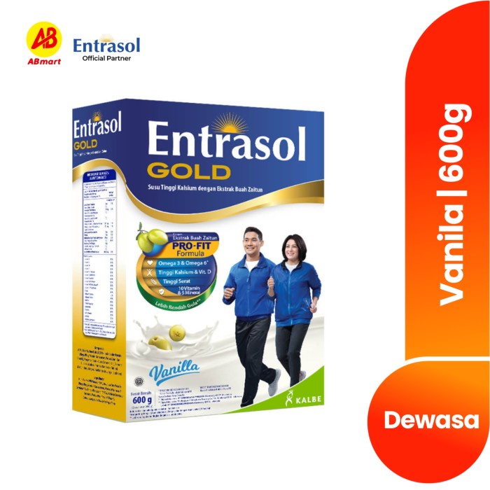 

BARANG TERLARIS ENTRASOL GOLD VANILA 600 GR