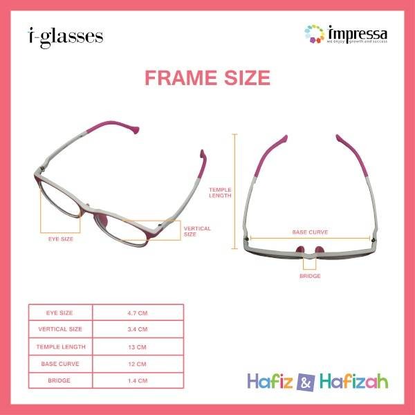 KACAMATA KESEHATAN ANTI RADIASI IGLASSES AL QOLAM ORIGINAL