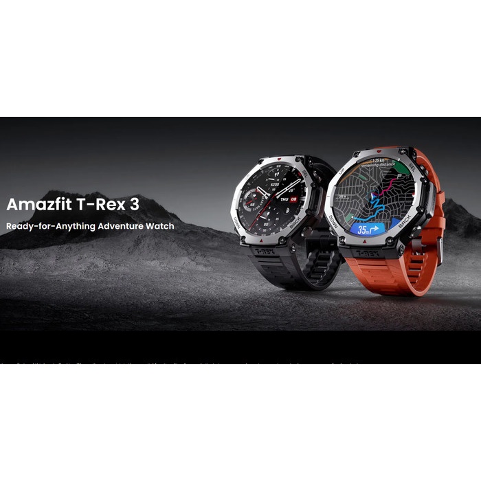 New Amazfit T-Rex 2 & T-Rex Pro Smartwatch 1.39 Amoled Garansi Resmi Original
