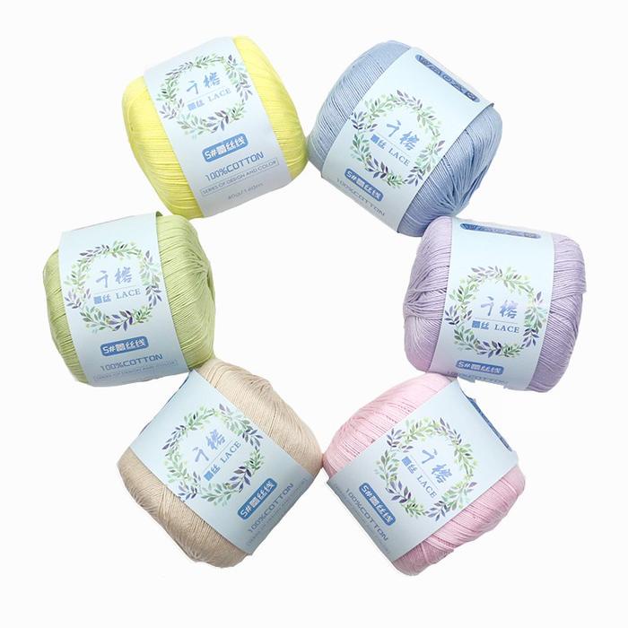 

Benang Rajut Katun Renda Lace Yarn #5