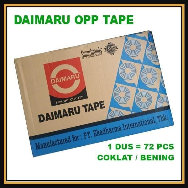 

pintar- Lakban Daimaru 2 Inchi 48mm x 90 yard 1 Dus isi 72pcs