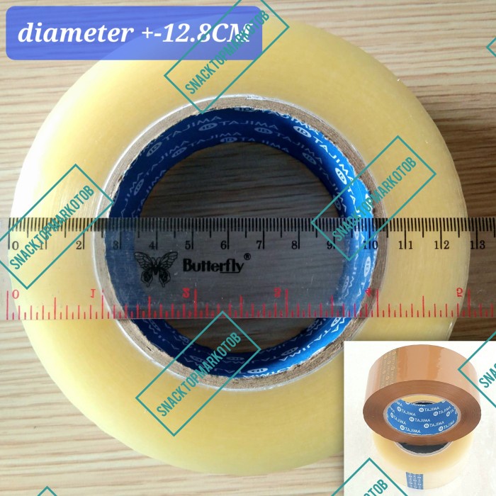 

pintar- Lakban Tajima Blue Core 2Inch (45mm) x 200Yards Per Dus isi 42 Roll