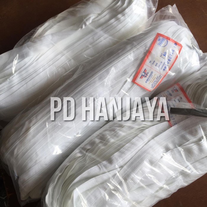 

RESLETING AMCO 5 PUTIH / DAUN SLETING / ZIPPER PASTIK - 100yard