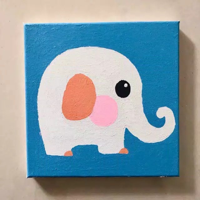 

pintar- Children canvas painting - menggambar - edukasi anak kanvas melukis