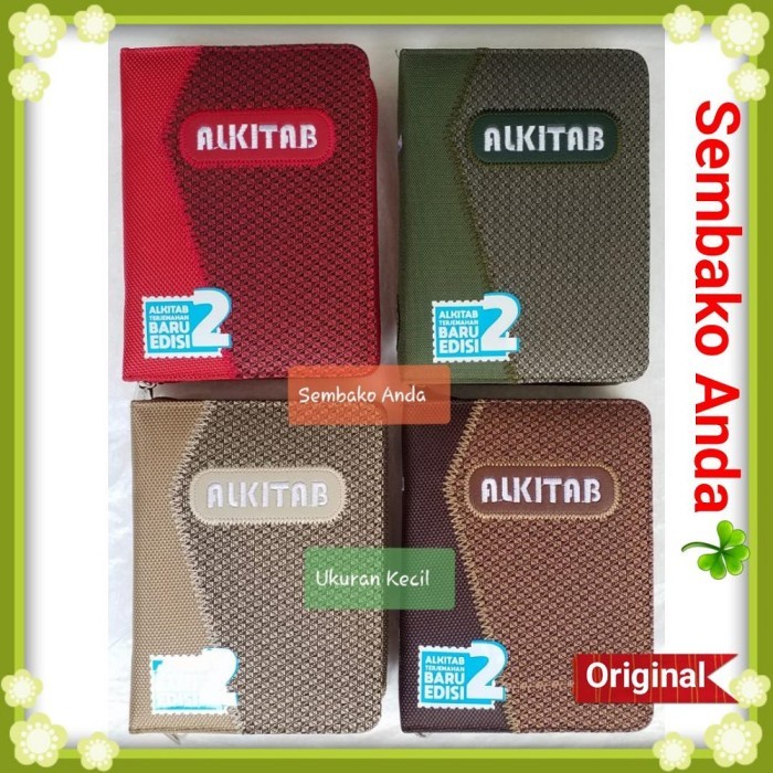 

Alkitab Kristen Ukuran Kecil Resleting LAI TB2 034 Anak BK