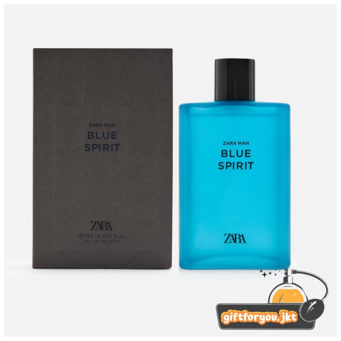 Parfum Zara Man Blue Spirit EDT 30 90 100 150 ml Original Cowok Pria Laki Perfume Official Store