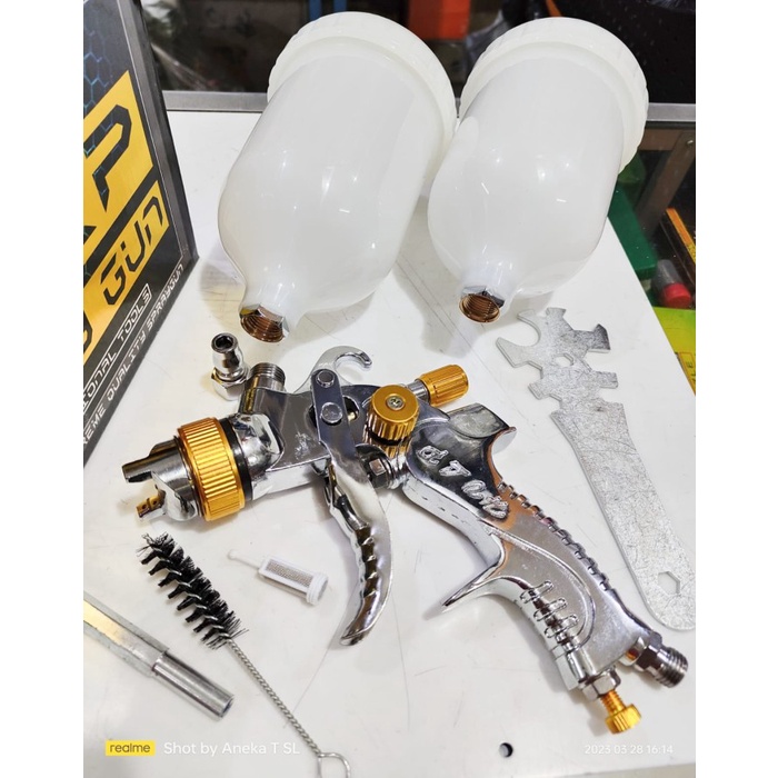 Spray Gun HVLP Hyper 2 Tabung 600ML HP-HVLP601P
