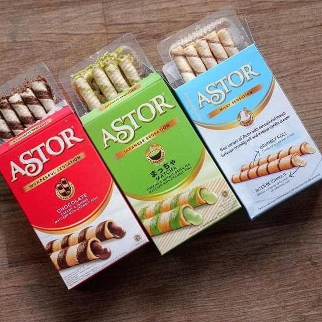 

PROMO WAFER ASTOR 40 Gram Rasa COKLAT/MATCHA/VANILLA SNACK ENAK MAKANAN RINGAN CEMILAN JJ358