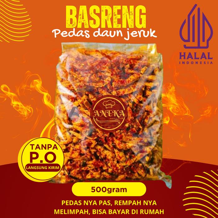 

PROMO 500gr BASRENG ANEKA SNACK & FOOD Basreng Pedas Daun Jeruk Camilan Kering Camilan Food Snack