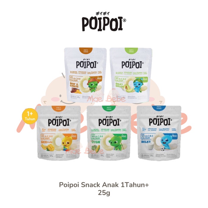 

NEW POIPOI Puff Snack Makanan Ringan Cemilan Bayi Sehat 25g LO376