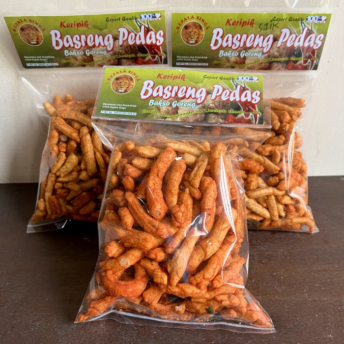 

STOK TERBATAS Basreng Pedas Daun Jeruk Snack Makanan Ringan Oleh Oleh Surabaya AL364