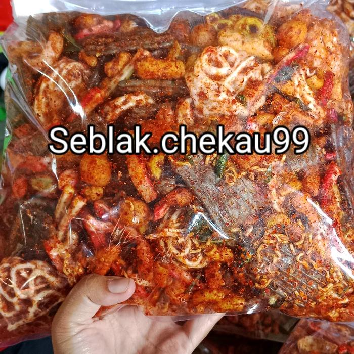 

PROMO 500gr seblak mix campur Cemilan enak pedas daun jeruk Masakan kering Camilan enak Makanan