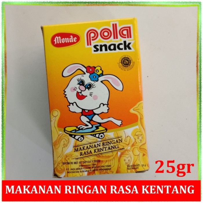 

PROMO SPECIAL Pola Snack Makanan Ringan Rasa Kentang Potato 25gr UP768