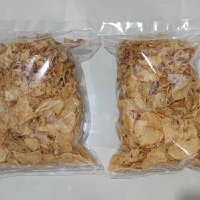

..... Keripik Kentang Ebi Homemade Enak Berkualitas 500 Gram (Plastik)