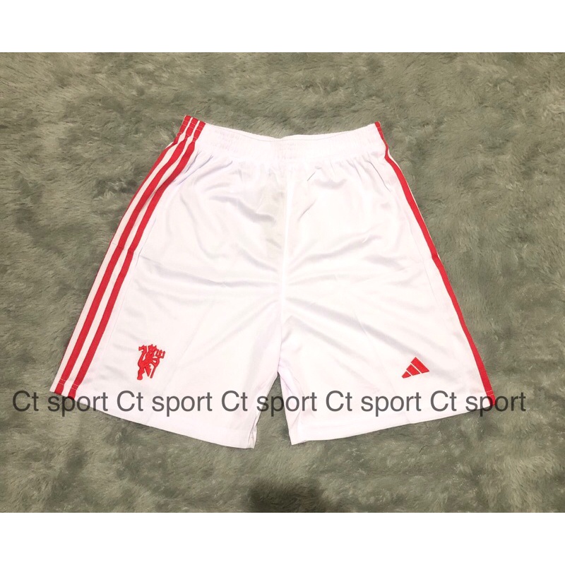 CELANA BOLA MU 3RD 2023-2024 IMPORT GO THAILAND CELANA BOLA MU PUTIH 2023