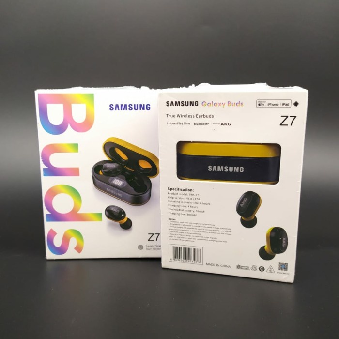 Airpods Earbuds Headset Bluetooth Samsung Z7 Wireless Black series