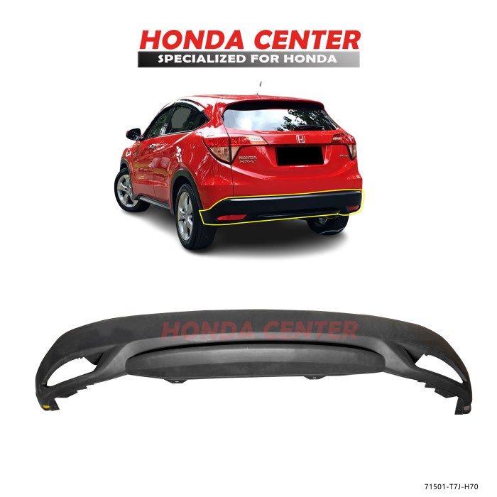 Bumper Bemper Belakang Bawah Mobil Honda Hrv 2015 2016 2017