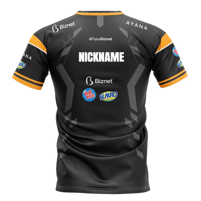 Best- JERSEY KAOS BAJU GAMING RRQ 2022 BLACK