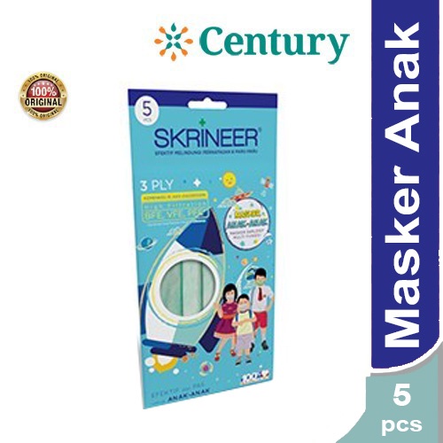 Skrineer Masker Anak 5s / Masker Anak