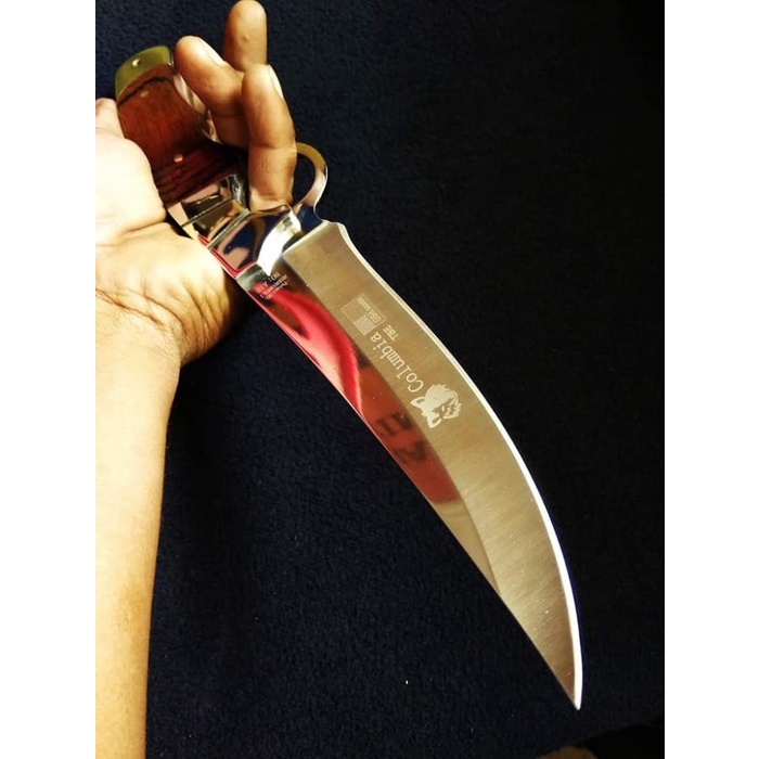 PREMIUM Pisau belati pisau daging pisau berburu pisau survival super tajam