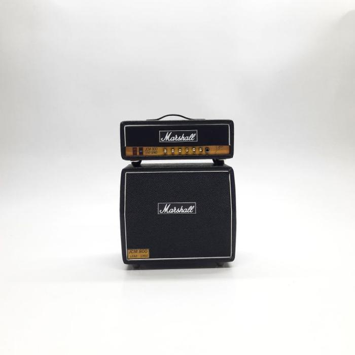 BERMUTU miniatur amplifier head cabinet marshall 1 : 12 cocok untuk aksesoris action figure 1 : 12