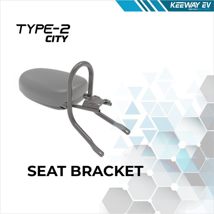 Best Seller Rear Seat + Bracket Aksesoris Sepeda Listrik Keeway Type 2 City&Adv