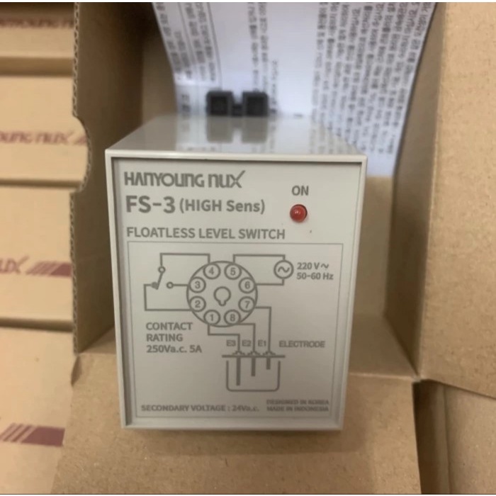 Floatless Level Switch Fs-3 Hanyoung