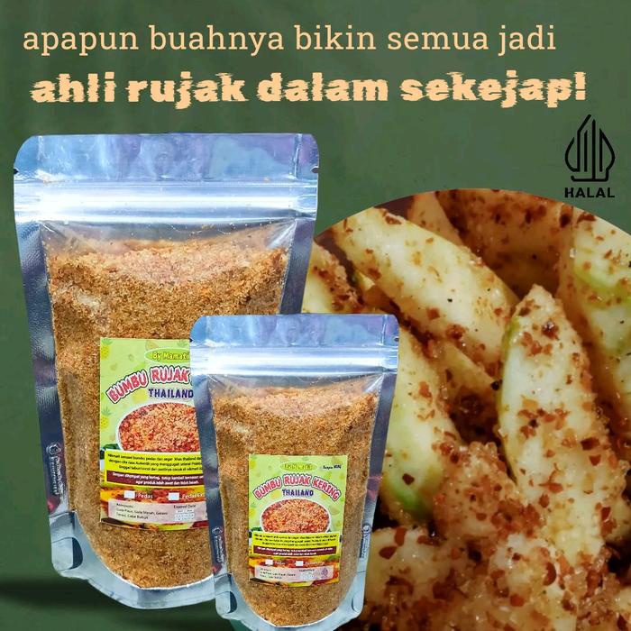 

HL374 Bubuk sambal rujak bangkok kering Instan Pedas manis resep thailand siap saji 120GR / Bumbu