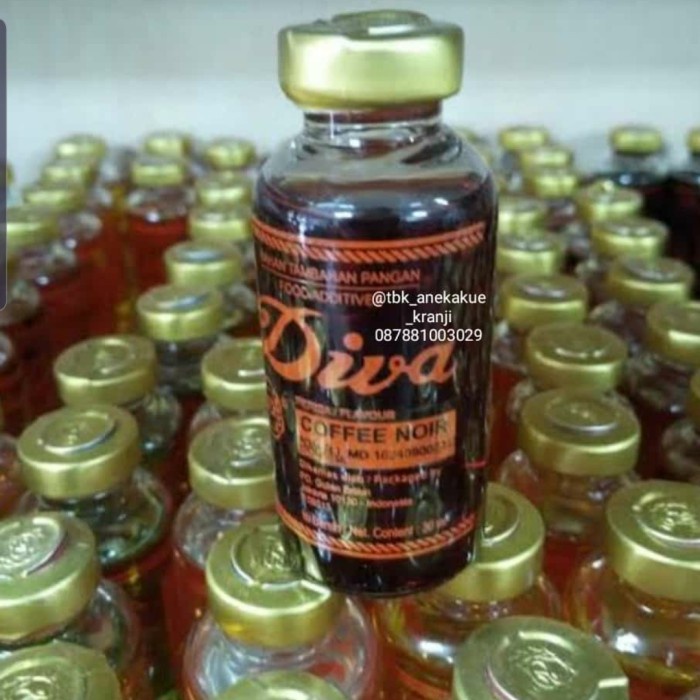 

Lezat- Essence Coffee Noir 30 ml/merek Diva/perisa makanan/perisa roti kopi