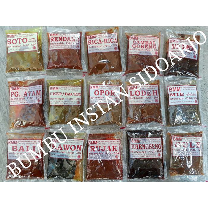 

SR627 GRATIS bumbu masak instan merk BMM bumbu masak machmudah (TERBATAS) NEW