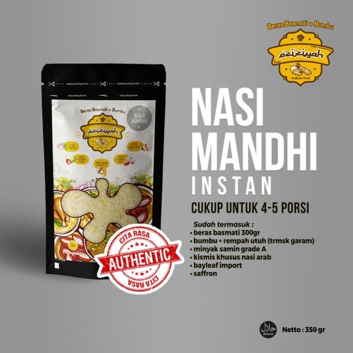 

ZC627 Beras basmati dan Bumbu NASI MANDHI Kebuli Biryani Instan 350 gram PROMO