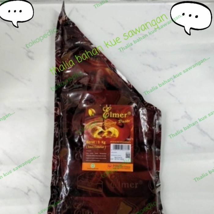 

Lezat- ELMER FILLING PASTA TROPICAL COKLAT 1KG ISIAN CAKE,ROTI,BISCUIT DLL