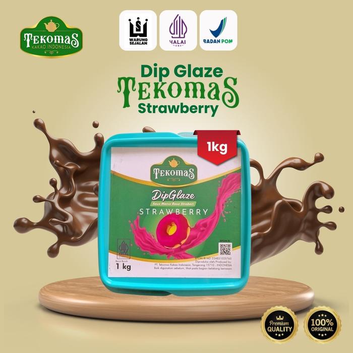

Lezat- Dip Glaze Tekomas 1kg Rasa Coklat / Tiramisu / Strawberry / Vanilla / Blueberry / Selai