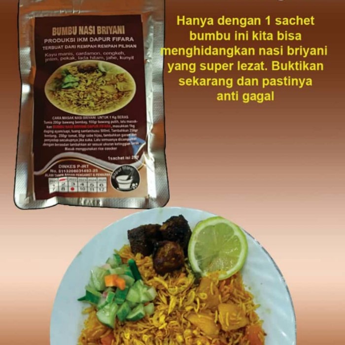 

UT907 bumbu nasi briyani instan TERBARU