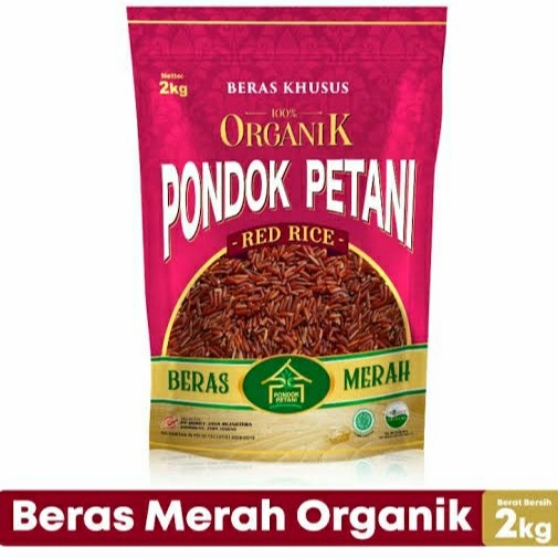 

Lezat- Beras Merah Organik Pondok Petani 2kg
