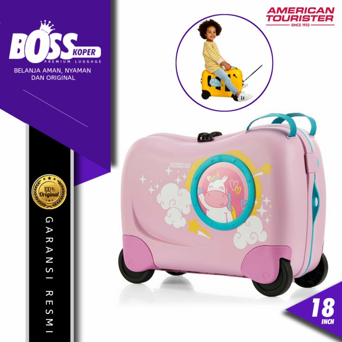 Koper duduk Anak Anak AMERICAN TOURISTER Koper Tunggang