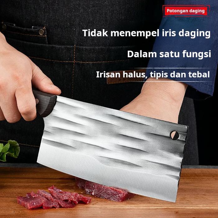 PREMIUM Pisau dapur rumahan penempaan pisau dapur rumah tangga pisau pemotong dapur pisau serbaguna