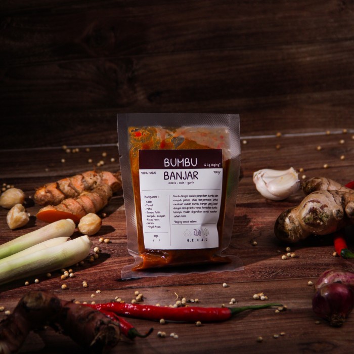 

UI325 Bumbu Banjar - Bumbu Instan Bumbu Masak by Genju Spice NEW