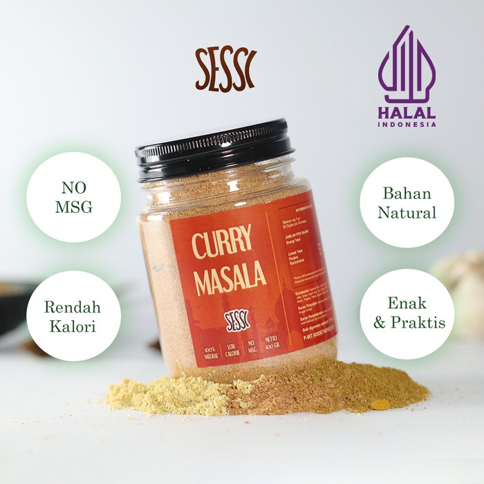 

TX814 Sessi Bumbu Diet Marinasi Instan Rasa Curry Masala Dry Rub NEW