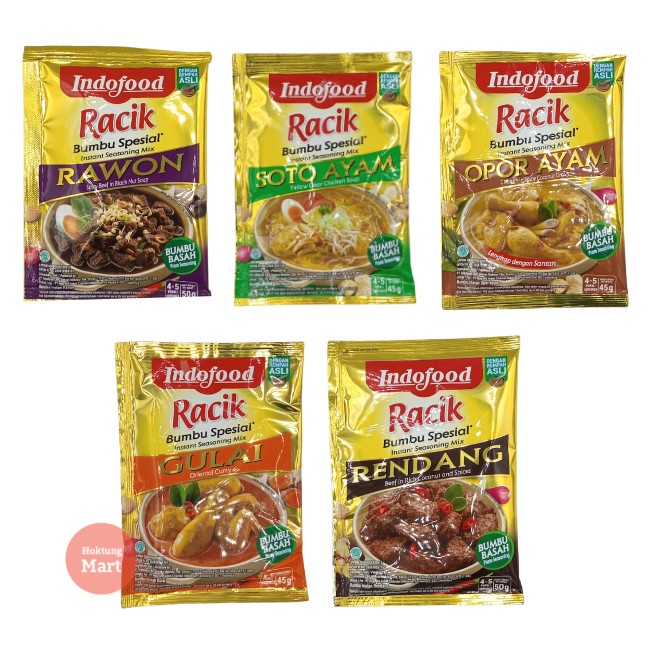 

UI358 Indofood Bumbu Masakan Instan (Rendang/Kare/Opor/Gulai/Soto/Rawon) DISKON