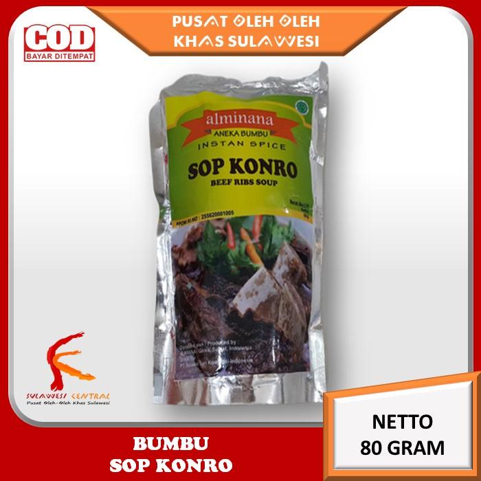 

ZU576 Bumbu Instan Sop Konro ALMINANA Khas Sulawesi 80 gram Bawang Soup OBRAL
